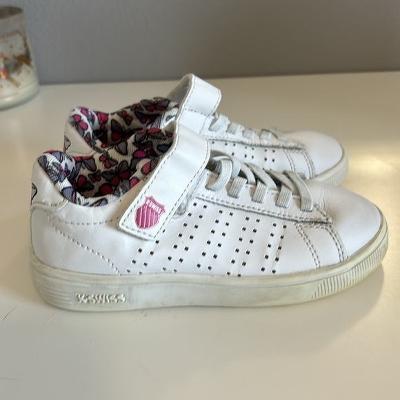 K Swiss Velcro butterfly sneakers size 11.5 - Picture 3 of 5